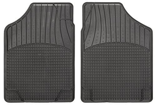 CarFashion Allwetter Schalenmatte B2, Auto Fussmatten Set in schwarz, 2-teilig, ohne Mattenhalter für
