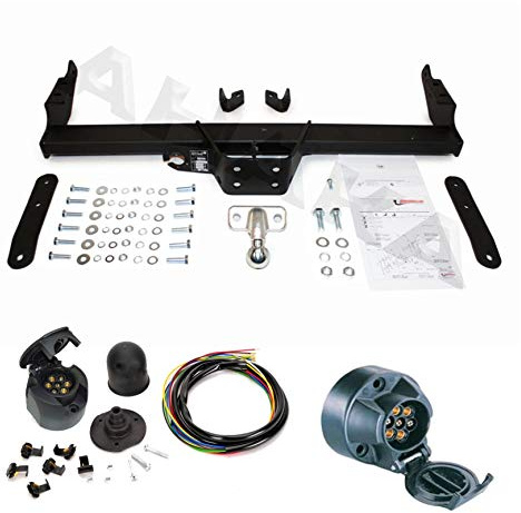 ATTELAGE avec faisceau 7 broches | Nissan Primastar / Opel Vivaro / Renault Trafic de 2002- / crochet démontable avec outils