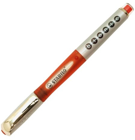 STABILO Tintenroller - bionic - Einzelstift - rot