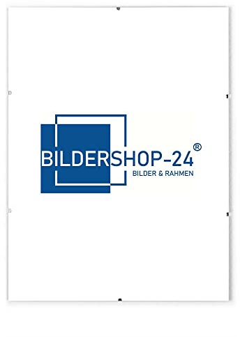 Bildershop-24 5X Rahmenloser Bilderrahmen Bildhalter Cliprahmen 21x29,7cm (DIN A4) Acrylglas