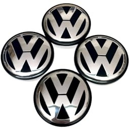 Juego de 4 tapacubos originales de Volkswagen Golf Passat Touran 3B7601171 para llantas de aleación FA2311