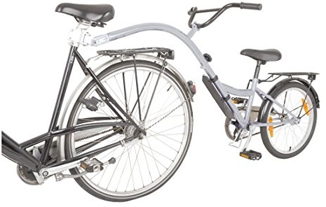terrabikes Point Helmig GmbH Jungen Nachläufer Trailer Bike Kinderfahrrad, Silber, one Size