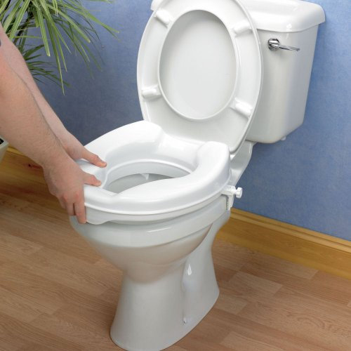 Savanah Raised Toilet Seat with Lid - 15cm (6)