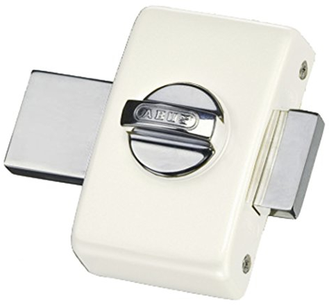 Abus 43815 - Serratura per porta, 40 mm, colore: Bianco