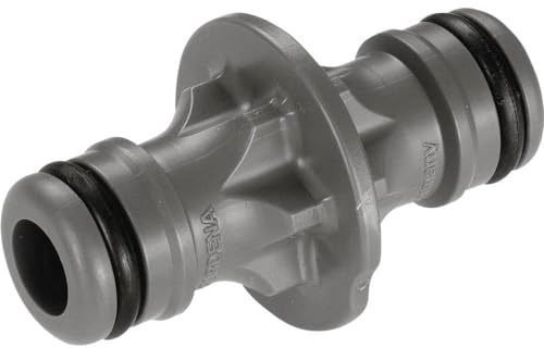 Gardena Kupplung: Verbindungsteil zur sicheren Verbindung zweier Schläuche, auch zum Übergang von 19 mm (3/4 Zoll)- auf 13 mm (1/2 Zoll)-Schläuche (931-50)