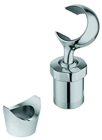 GROHE Brausehalter (Original Ersatzteil, Langlebig, Robust, Herstellergarantie: 5 Jahre), Chrom, 45753000