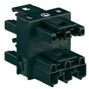 WAGO 770 – 607 3P Black Terminal Block – Terminal Blocks (30 mm, 46 mm, 32,7 mm, 250 V)