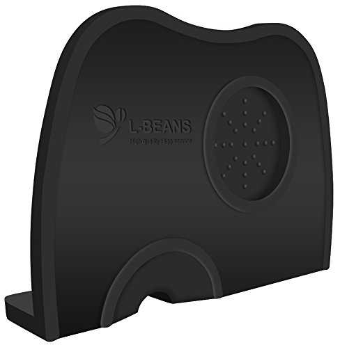 DLAND Espresso Tamping Mat - Non-Slip Silicone Coffee Tamper Pad (20x15x4.5cm) - Corner Design Saves Space, Food Safe Barista Tool for Home & Coffee Shop
