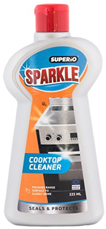 Ceramic Cooktop Cleaner, Glass Top Stove Cleaner, Cooktop Cleaners, Glass Cooktop Cleaner, and Polish, Made in Europe, Cream cleaner 7.60 FL, by Superio