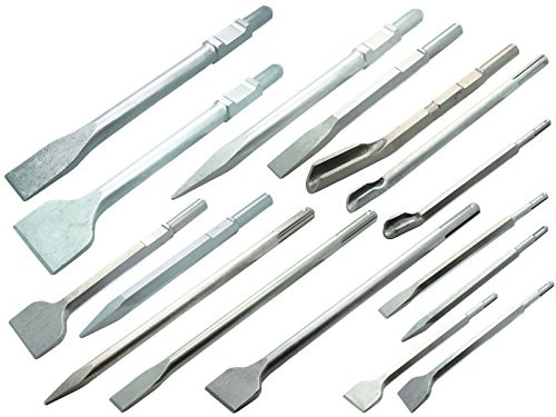 Heller Tools 196208 2011 Burin pointu rectangulaire en SDS-Plus, Gris, 14 mm