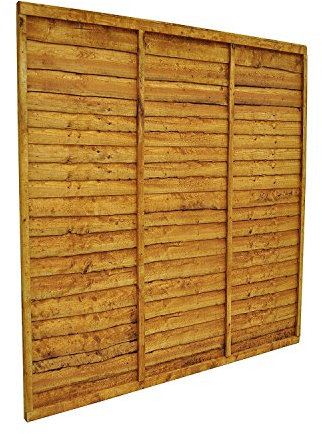 Forest Garden Trade Lap Fence Panel 1.83M High (6 x 6), Pack of 3