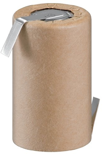 Wentronic Lötfahne NiMh Akku 4/5 (SUB-C 1,2V, 2200mAh, Flattop Zelle)