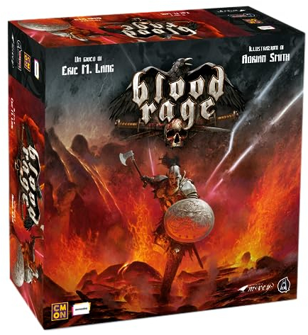 Asmodee - Blood Rage - Brettspiel, 2-4 Spieler, ab 14 Jahren, italienische Ausgabe