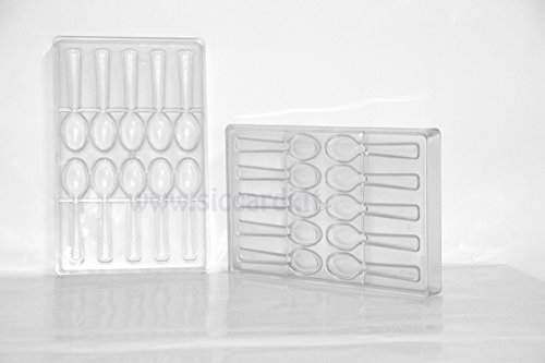 Siccardi Stampo per Cioccolato in policarbonato CUCCHIAINO