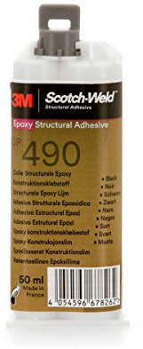 Adesivo epossidico 3M bicomponente DP490 per metalli e compositi 50 ml tissotropico