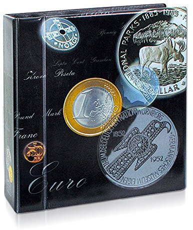 SAFE ARTline Ringbinder für Coin-Compact-Münzblätter | Leerer ARTline-4-Ring-Binder für bis zu 35 Coin-Compact- oder 15 TOPset-Blätter.