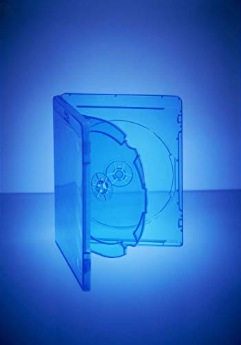 Amaray Blu-Ray- und DVD-Hülle (für 2 Discs) Blau, 2 Stück
