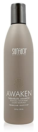 Surface Hair - Awaken Therapeutic Shampoo – Natural Ingredients for Thinning Hair and a Healthy Scalp - 10 fl oz