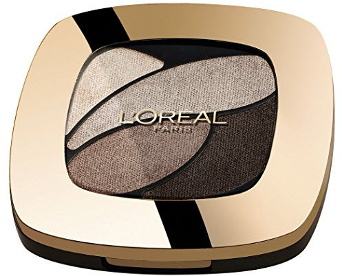L'Oréal Paris Color Riche Quads Eyeshadow, E4 Marron Glace - Lidschatten Palette für ein intensives, sinnliches Farbergebnis - 1er Pack (1 x 2,5g)