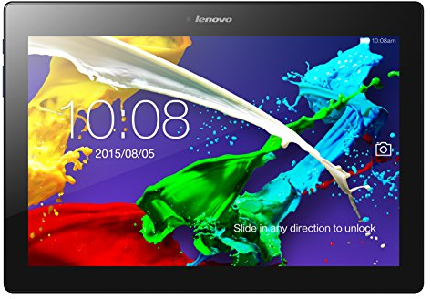 Lenovo TAB 2 A10-70F 25,6 cm (10,1 Zoll Full HD IPS) Media Tablet (MediaTek MT8165 Quad-Core Prozessor, 1,7GHz, 2GB RAM, 32GB eMMC, 5MP + 8MP Kamera, Dolby Atmos Sound, Android 5.1) midnight blue