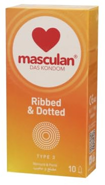 masculan® Das Kondom - RIBBED AND DOTTED 10 Stück