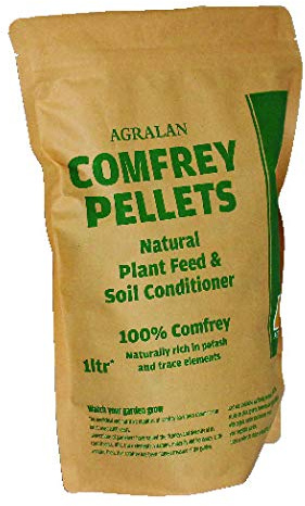 Organic Comfrey Pellets Natural Garden Plant Vegetable Flower Fertiliser Feed (1 Litre)