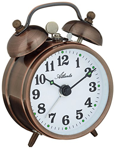 Atlanta Mech. Wecker Analog Kupfer 1068-18