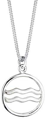 Elli Damen-Kette mit Anhänger Sternzeichen - 925 Sterling Silber