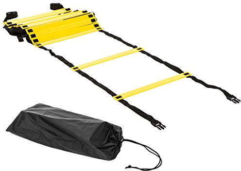 Ultrasport Koordinationsleiter, Gelb/Schwarz, One Size