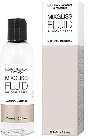 MIXGLISS FLUID, Premium 2-in-1 Massageöl und Gleitgel auf Silikonbasis, 100 ml