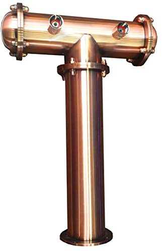 GASTROBEDARF WESTERBARKEY Beer Tower Mr. T Bronze 2 leitig ohne Schankhähne