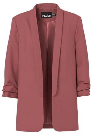 PIECES Pcboss 3/4 Blazer Noos Blazer, Rojo (Apple Butter), XL para Mujer