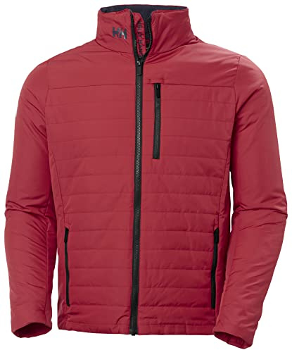 Helly Hansen Hombres Chaqueta aislante Crew 2.0, Rojo, M