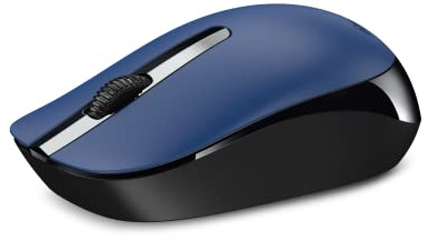 Genius Mouse NX-7007 - Ratón inalámbrico (ojo azul, receptor unificado), color azul