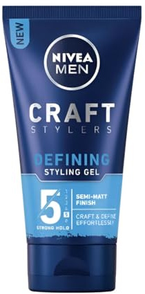 Nivea Men Craft Stylers Matte Look Wet Effect Long-lasting Fixation Natural Look Provides Easy and Flexible Modeling Contains Invisible Styling Polymers 150ml (Pack of 3)