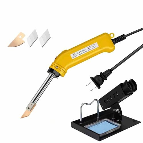 LeTkingok Couteau Chauffant électrique HD-W50, Couteau Chauffant pour Couper Le Tissu en Mousse, Panneau éponge KT, Couteau Thermofusible, Température Réglable