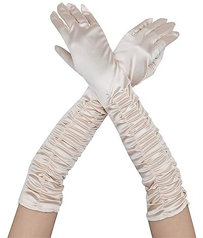 bnsggl Handschuhe Für Damen Formelle Hochzeit Handschuhe Bankett Handschuhe Handschuhe Abschlussball Handschuhe Tanz Handschuhe Kleid Handschuhe