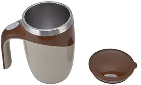 Tazza da caffè con Agitazione Magnetica, Tazza con Agitazione Magnetica con Manico Tazza da caffè con Agitazione Magnetica da 380 Ml, Bicchiere da caffè con Miscelazione