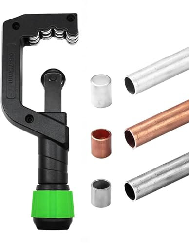 Tagliatubi in rame – Utensile da taglio | Robusto tagliatubi per tubi sottili in acciaio inox, taglierina per tubi in alluminio, strumento di taglio preciso per artigiani, 4 – 32 mm, 5 – 50 m