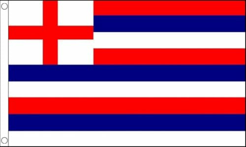 Drapeau rayé rouge bleu blanc 100 % polyester avec œillets FlagSuperstore