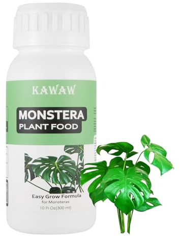 Engrais Liquide Monstera 300ml - Solution Nutritive Biologique & Probiotique pour Plantes d'Intérieur, Croissance Rapide, Feuillage Vert et Dense