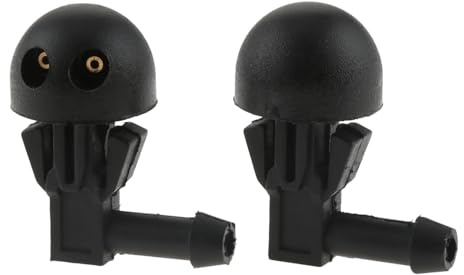 TATARENGS Scheibenwaschdüse Kompatibel mit Peugeot 206 Auto Frontscheibe Wischer Waschanlage Düse Auto Zubehör 2Pcs 6438E6 6438J2 6438AV
