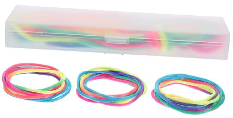 WHAMVOX Cats Cradle String Game for Rainbow Finger Rope with Portable Case Interactive Hand Game for Outdoor Activities Family Fun and Educational Play