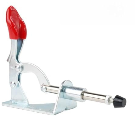 Knebelklemme für Handwerkzeug, 90 kg Haltekapazität, Push-Pull-Typ mit 190° Grifföffnung, GH-301-AL, verzinktes Eisen zum Schweißen und Reparieren