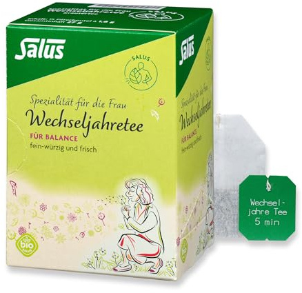 Salus Spezialitäten für die Frau Wechseljahretee 1x 15 Filterbeutel (27g) – Bio-Kräutertee für die Balance
