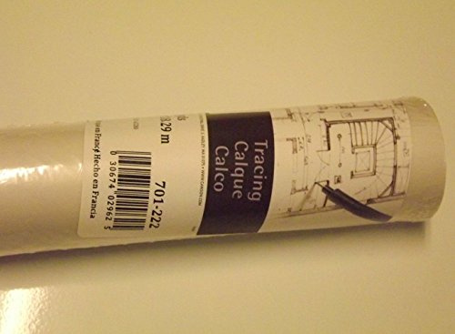 Canson Artist Series Tracing Paper, Roll, 18inx20yd (25lb/40g) - Artist Paper for Adults and Students