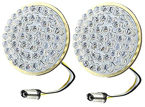 ZYTC 2 Inch LED Indicator with Running Light Bullet Style Front 1157 LED Indicator Kit