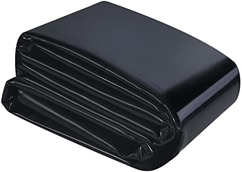 UWIOFF Pond Liner, 20 Mil 7 x 10 Feet Pond Liners for Outdoor Ponds, Black HDPE Fish Pond Liner for Koi Ponds, Streams Fountains and Garden Waterfall
