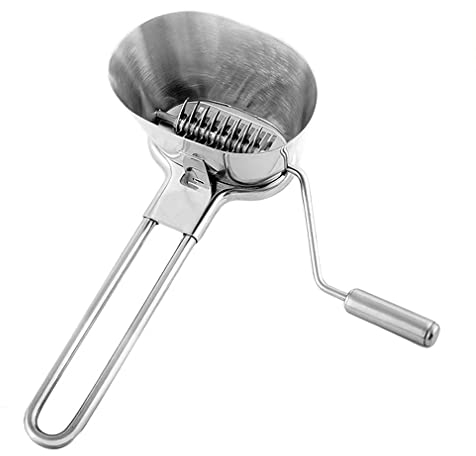 TASUN Stainless Steel Rotary Herb Grinder, Mint Cutter, Cilantro Cutter, Manual Vegetable Cutter, Cookware Kitchen Accessories