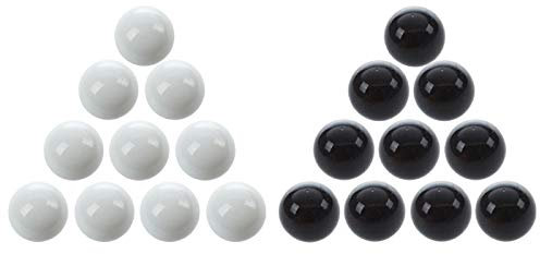 Kokonm 20 Stück Murmeln 16 mm Glas Murmeln Knicker Glaskugeln Dekoration Farbe Nuggets Spielzeug